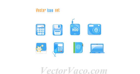 Free Blue Vector Icons Free Vector Graphics