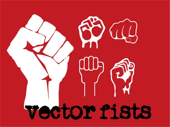 Fists Free Vector Graphics