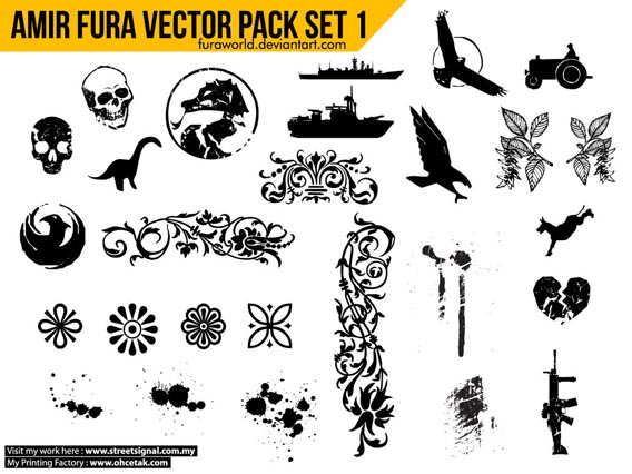 Amir Fura Vector Pack Set 1 Free Vector Graphics