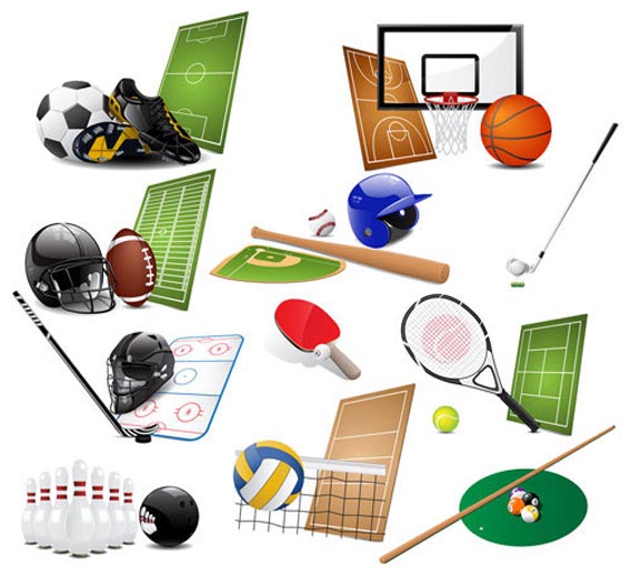 Free Sport Icons Vector Collection Free Vector Graphics