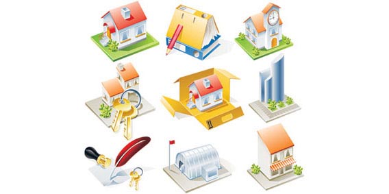 Stock Ilustrations Realest Houses Vector Free Vector Graphics