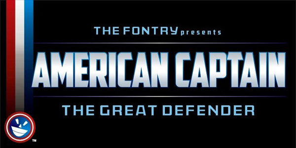 American Captain Free Retro Font