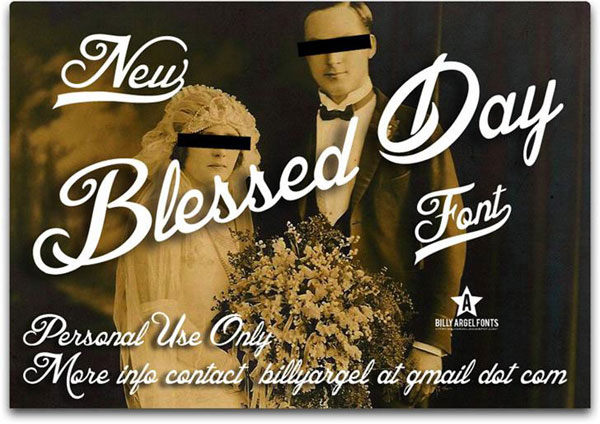 Blessed Day Free Retro Font