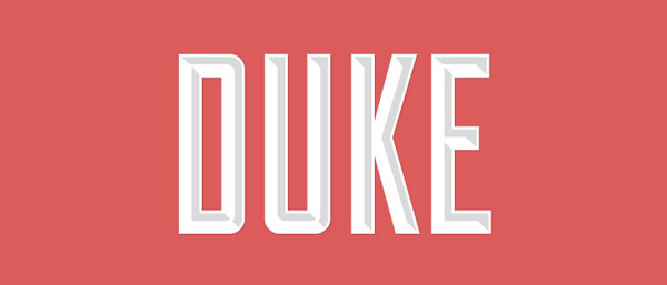 Duke Free Retro Font