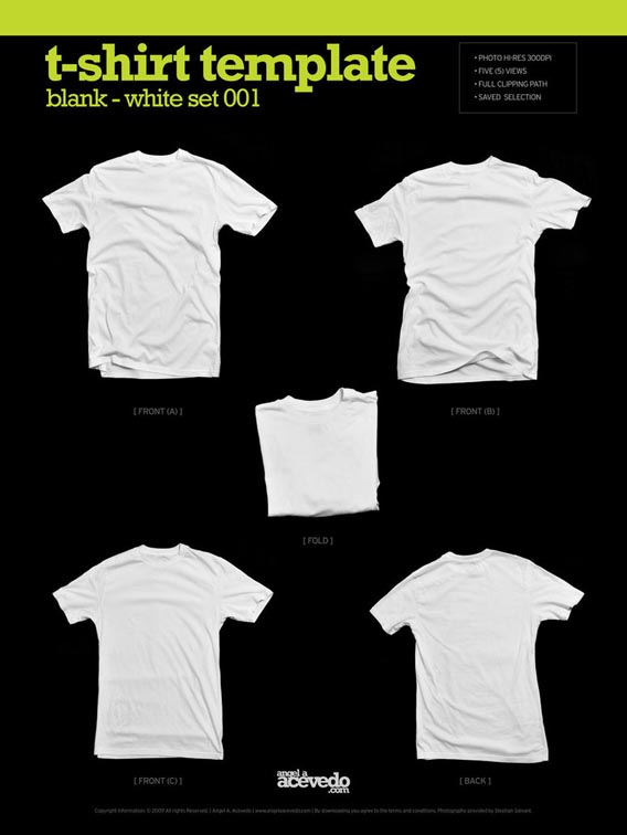 Download Free Blank T-Shirt - White