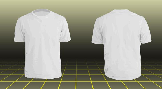 Download Free Vector Tshirt model