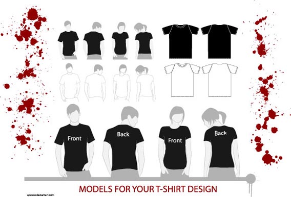 Download Free T-Shirt Models